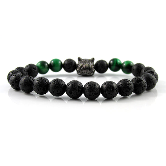 Lykaon | Lava x Green Tiger Eye