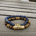 The Royal Stack | Matte Tiger Eye x Matte Lapis Lazuli