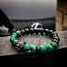 Lykaon | Malachite x Agate x Matte Black Bolts