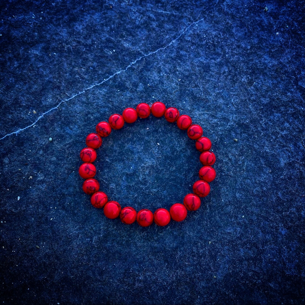 Red Howlite