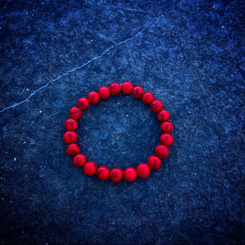 Red Howlite