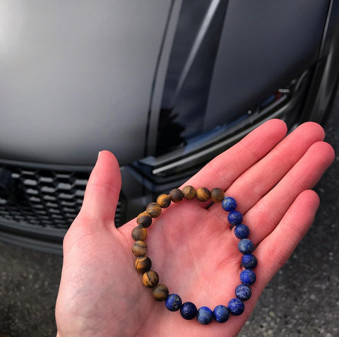 Matte Tiger Eye x Matte Lapis Lazuli